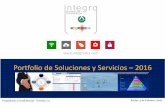 Portfolio de Soluciones y Servicios 2016 - planalfa.es³n... · ario – L. Misión Gestión Integral de la relación con el cliente en el proceso de detección, venta, implantación