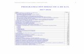 PROGRAMACIÓN DIDÁCTICA DE LCL 2017-2018 - …iesharia.org/web/images/ficheros/documentos/pga/201718/Anexos/... · Programación didáctica de Lengua Castellana y Literatura (2017-2018)