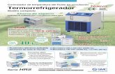 Controlador de temperatura del fluido en circulacióncontent2.smcetech.com/pdf/HRS-B_ES.pdf · Serie HRS Nuevo Capacidad de refrigeración: ... (50/60 Hz), 115 VAC (60 Hz) ... Tiempo