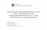 MEJORAS QUIRÚRGICAS DE LAS TÉCNICAS DE …diposit.ub.edu/dspace/bitstream/2445/60137/1/60137.pdf · mejoras quirurgicas de las tecnicas de onicocriptosis vs. las tÉcnicas originales.