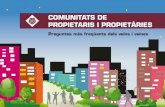 COMUNITATS DE PROPIETARIS I PROPIETÀRIES - … · 1 D es de fa anys l’Ajuntament de Reus està treballant de forma activa per millorar la convivèn-cia i el civisme als barris