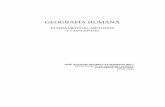 GEOGRAFÍA HUMANA - Editorial Club Universitario · LA UNIDAD DE LA GEOGRAFIA: ... de las diferentes ramas de la Geografía Humana, sobre todo en cuanto a su contenido, evolución
