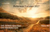 Reformas Fiscales 2017 - amiti.org.mxamiti.org.mx/wp-content/uploads/2017/02/CroweHorwarth.pdf · de verificación y ... Para el caso de CFDI, ... No será necesario cancelar los