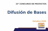 Difusión de Bases - Fondoempleo · Concurso de Proyectos ... Piura Puno 2. Certificación de Tacna competencias ... (Constancia de inscripción del auditor o sociedad de auditoría