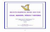 cielo armonia musica y ustedes - … armonia musica y... · 4 el “Reino” que está dentro de ustedes, se exteriorizará a través y alrededor suyo. Después ustedes se moverán