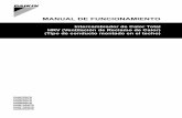 MANUAL DE FUNCIONAMIENTO · 2013-05-22 · Manual de funcionamiento 1 VAM350~2000FB Intercambiador de Calor Total HRV (Ventilación de Reclamo de Calor) 4P333250-1A – 2012.11 Contenidos