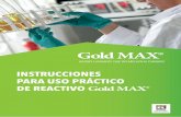 INSTRUCCIONES goldmax urg€¦ · (solución de Goldmax al 0.5 gr/lt). Nota 3: Royal Chemical - Suc Perú – puede proporcionarle el equipo de aglomeración portátil, si en caso