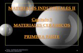 MATERIALES INDUSTRIALES II Capitulo 3 MATERIALES …materias.fi.uba.ar/7213/MATERIALESCERAMICOS.pdf · FIUBA - MATERIALES INDUSTRIALES II MATERIALES CERAMICOS 2 Compuestos inorgánicos