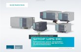 Fuentes de alimentación SITOP SITOP UPS DC · Ingeniería vía TIA Portal, STEP 7, ... Montaje rápido sobre perfil DIN y cableado sencillo ... BAT>85%: Carga de batería ...