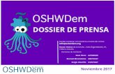 DOSSIER DE PRENSA - oshwdem.org · Introducción básica a la programación de robots de competición con Arduino. Robots móviles con ... con la única ayuda de sus propios sensores.