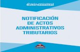NOTIFICACION DE ACTOS ADMINISTRATIVOSagubernamental.org/.../pdf/...notificaciones-actos-administrativos.pdfNOTIFICACION DE ACTOS ADMINISTRATIVOS ... 4.1 Notificación por cédula-