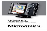 Explorer 657 - northstarnav.comnorthstarnav.com/upload/Northstar/Documents/... · suministradas por las noticias a marineros contienen ... Usando la velocidad sobre el fondo: 14 nudos