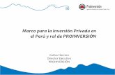 Marco para la Inversión Privada en el Perú y rol de ...€¦ · Fomentando la Inversion descentralizada Fuente: ProInversión (*) Incluye Gobierno Nacional (en materia de salud,