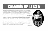 CAMARÓN DE LA ISLA - biblioteca.cordoba.es · M/CD-(FLA)-cam M-660 CAMARÓN DE LA ISLA. Al verte las flores lloran [Grabación sonora] / Camarón de la Isla con la colaboración