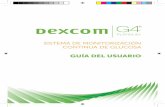 GUÍA DEL USUARIO - dexcom.com · Guía del usuario del sistema Dexcom G4 PLATINUM | 9 • Antes de introducir el sensor, limpie siempre la piel en el sitio de inserción del sensor