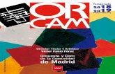 Director Titular y Artístico Principal Director Invitado ORCAM 18-19.pdf · Orquesta de la Comunidad de Madrid Coro de la Comunidad de Madrid Joven Orquesta de la Comunidad de Madrid