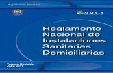 Reglamento Nacional de Instalaciones Sanitarias … · REGLAMENTO NACIONAL DE INSTALACIONES SANITARIAS DOMICILIARIAS 2 Autoridades Nacionales del Sector Saneamiento Básico Dra. Julieta
