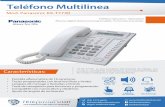 Telefonos multilinea copia - Telefonia Total · El telefono ejecutivo tiene todas las funciones del conmutador en un solo toque ... También funciona como una terminal de programación