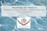 REUNIONES DE TRABAJO - Cámara de Diputadosarchivos.diputados.gob.mx/Comisiones_LXIII/agua/ponencias/43.pdf · • Celebrar convenios de coordinación ... separando y especializando