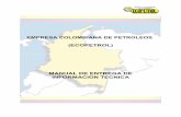 Protocolo externo ASO V22 - Agencia Nacional de … de informacion petrolera/Normatividad/Manual... · Manual de Entrega de Información Técnica 2 EMPRESA COLOMBIANA DE PETROLEOS