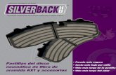 Pastillas del disco neumático de fibra de - …silverbackhd.com/sbhd/wp-content/uploads/2018/01/SB-AD-0316-SP.pdf · Pastillas del disco neumático de fibra de aramida KXT y accesorios