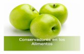 Conservadores en los Alimentos - Iniciosgpwe.izt.uam.mx/files/users/.../Conservadores_en_los_alimentos.pdf · También por medio de una corriente a gran velocidad de aire ... deterioro.