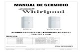 MANUAL DE SERVICIO - Diagramasde.comdiagramasde.com/diagramas/otros2/Whirlpool 36-40-44-48.pdf · MANUAL DE SERVICIO Modelos 48 Modelos 44, 40 y 36 REFRIGERADORES ELECTRONICOS NO