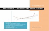Derivada. Técnicas de Derivación - Ayuda a estudiantes de …selectividad.intergranada.com/Bach/mate2ccnn/Clase/Tema... · 2015-11-14 · movimiento de los cuerpos, ... La recta