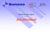 Análisis de Agua - Alcalinidadbvsper.paho.org/texcom/cd048437/sunassal.pdf · 3.4 Reactivos. 3.5 Instrumentos y Accesorios 3.6 Preparación de Soluciones y Reactivos 3.7 Procedimiento.