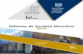 Inf orme de Gestión Directiva 2016 - .::CCH Vallejo::. …132.248.122.39/pdfs/2017/2/informe2016.pdf · para con la comunidad y la institución. El presente informe 2016 es un recuento