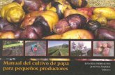 Manual del cultivo de · Departamento Protección Vegetal ... sobre un sistema de comercialización, ... genera, valida y transfiere. Conocimiento ancestral y tecno-