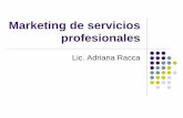 Marketing de servicios profesionales - Bienvenido :: Su cuenta ha sido creada en forma exitosa - (Ferozo - Panel de Control de … · servicio ofrecido, ser un indicador de lo que