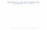 PROPUESTA DE PROGRAMACIÓN SCHRITTE 1 Y 2 …€¦PROPUESTA DE PROGRAMACIÓN . SCHRITTE 1 Y 2 (A1) Propuesta de Programación EEOOII Schritte International A1 para Andalucía . 1