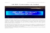 AF/RF Generador de Señal - ea1uro.com · RF y de 65 pasos de atenuación en el modo AF (desde 1V de salida hasta 0,56mV). La tolerancia de las señales no es mayor de 0,5 dB, aunque