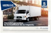 Hyundai garantiza la rentabilidad de su negocio.hyundaicolombia.com.co/.../uploads/2017/08/HD78-C.pdf · Hyundai garantiza la rentabilidad de su negocio. años de garantía 5 sin