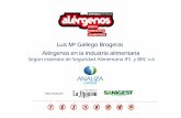 Luis MªªªªGallego BrogerasGallego Brogeras … · 2015-02-02 · suero de leche), que es uno de los principales alérgenos alimentarios, ... –Soja y productos a base de soja