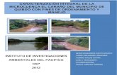 CARACTERIZACIÓN INTEGRAL DE LA MICROCUENCA …siatpc.iiap.org.co/docs/avances/informe_final_el_carano.pdf · constituida por un ecosistema de gran importancia para el desarrollo