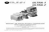 ULTRA-1 ULTRA-2 - catalog.bunn.com · ... INCLUIDA CUALQUIER GARANTÍA IMPLÍCITA DE COMERCIALIZACIÓN O IDONEIDAD PARA UN CIERTO ... a su propio juicio que el equipo ... a ser utilizado