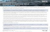 CAMBIO CLIMÁTICO 2013 - ipcc.ch · fenómenos climáticos extremos. Esta evidencia de la influencia humana es mayor de sde que se elaborara el Cuarto Informe de Evaluación.