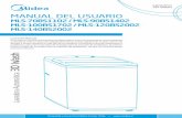MANUAL DEL USUARIO - Midea Lavadora 3D WASH 14x21.pdf · Lavadora 3D Wash 5 Use la corriente correcta. No saque ni conecte el enchufe con las manos mojadas para evitar descargas eléctricas.