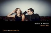 Iberian & Klavier Piano dúo - Ateneo de Madrid€¦ · Rodrigo y del propio Manuel Tévar. ... Siglos de música. Un concierto de piano a cuatro manos llevado a cabo por el grupo