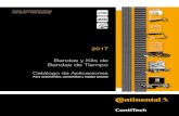 2017 - dago.com.mxdago.com.mx/assets/conti-17.pdf · ventiladores, bombas de agua, compresores de aire acondicionado y volantes de poder. • Las Bandas de tiempo ContiTech utilizan