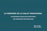 LA PIRÀMIDE DE LA SALUT EMOCIONAL - ub.edu€¦• Delerm, P. (1997). El primer glop de cervesa i altres plaers minúsculs. Empúries: Barcelona • Frankl, V.E. (2005). L'home a