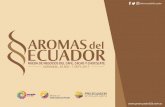 RUEDA DE NEGOCIOS DEL CAFÉ, CACAO Y … Aromas de Ecuador.pdf · • Licor de Cacao: se obtiene de la molienda del cacao y se utiliza como materia prima en la producción de chocolates
