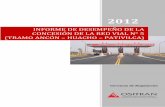 INFORME DE DESEMPEÑO DE LA CONCESIÓN DE … · Informe de Desempeño de la Concesión de la Red Vial N° 5 | Página 2 Contenido ... En el 2012 el tráfico total de vehículos se