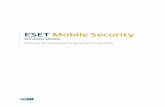 ESET Mobile .4 1.3 Desinstalación Para desinstalar ESET Mobile Security del dispositivo móvil,