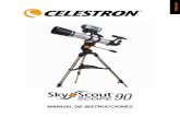 SkyScout Scope 21068 SP - s3.amazonaws.com · Instalación de la lente a 90º ... Tómese su tiempo y lea este manual antes de embarcarse en un viaje por el universo. Es posible que