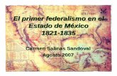El primer federalismo en el Estado de México 1821-1835agn.gob.mx/menuprincipal/archivistica/reuniones/2007/rna/pdf/004.pdf · De Cádiz al Federalismo Principios liberales de la