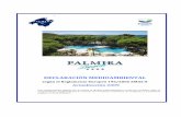 DECLARACIÓN MEDIOAMBIENTAL - Palmira Hotels · Como actividad hotelera, esta organización está clasificada con CNAE Hoteles (55.1). El Hotel, desarrolla su actividad durante la