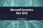 Microsoft Dynamics NAV 2018 ·  Configuración y extensiones Tareas de usuario Movimientos de empleados Image Analyzer Power BI Reporting Integración con Dynamcis 365 for ...